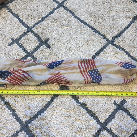 Accessories - American flag inifinty scarf